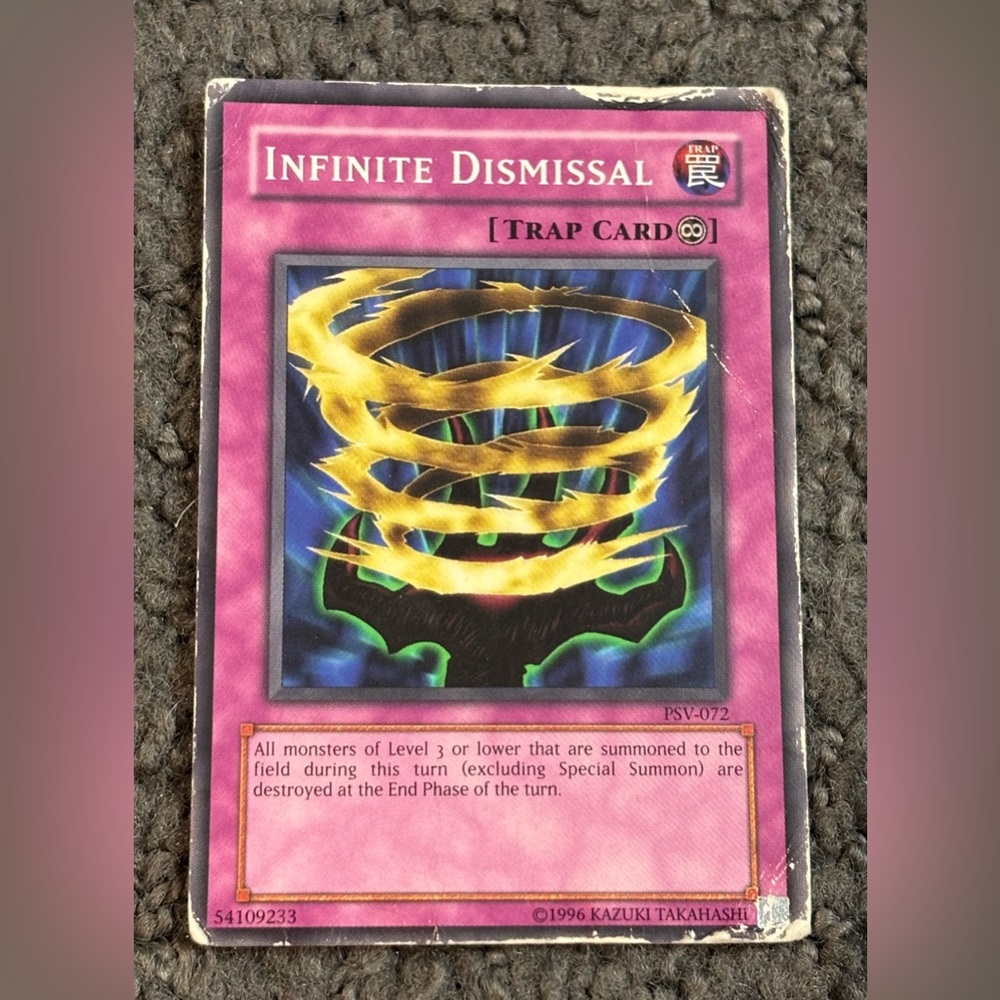 Yu-Gi-Oh Infinite Dismissal PSV-072
